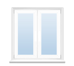 двухстворчатое окно