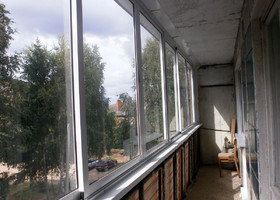 Остекление Балкона в пос.Курсаково