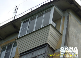 Внутренняя и внешняя отделка балкона